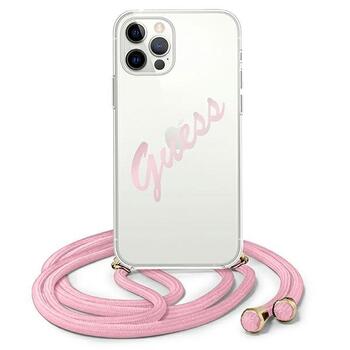 Guess GUHCP12MCRTVSPI Script Vintage Hardcase Защитный чехол для iPhone 12/12 Pro 6,1