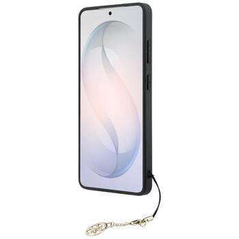 Guess 4G Classic Logo Charm MagSafe Защитный чехол для Samsung Galaxy S26 Ultra / коричневый (GUHMS26LGF4GBR)