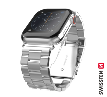 Swissten Металлический ремешок для Apple Watch 1/2/3/4/5/6 / SE / 38 мм / 40 мм (46000302)