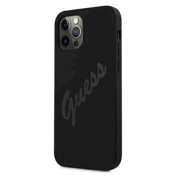 Guess GUHCP12LLSVSBK Script Vintage Защитный чехол для iPhone 12 Pro Max 6,7