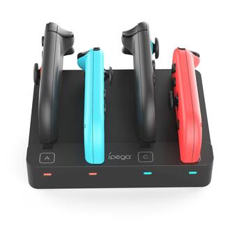 iPega SW2081 Charger Dock Зарядное устройство для JoyCon Controllers Nintendo Switch 1/2 / чёрный (PW-SW2081)