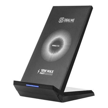 OBAL:ME StandCharger Wireless Charging Stand Беспроводная зарядная подставка 15W / чёрный (OMWSCH01)