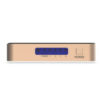 Vention HDMI Sadalītājs 1in4 Out / 4K@30Hz / HDMI 1.4 / DC 5V Barošana / metāla korpuss (ACCG0-EU)