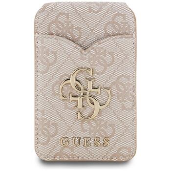 Guess MagSafe Кошелек с Подставкой и Зеркалом 4G Розовый (GUWMSMIP4GP)