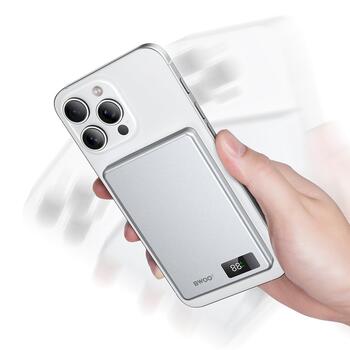 BWOO P75 PD Алюминиевый Магнитный Powerbank 20W 5000mAh (6933654816373)