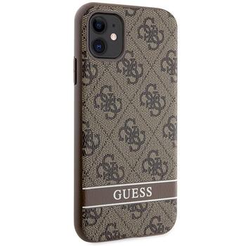 Guess GUHCN61P4SNW Hardcase 4G Stripe Защитный чехол для iPhone 11 / Xr / коричневый (GUHCN61P4SNW)