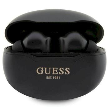 Guess Bluetooth headphones GUTWST50EK TWS + docking station Беспроводные наушники / чёрный/чёрный Classic EST (GUTWST50EK)