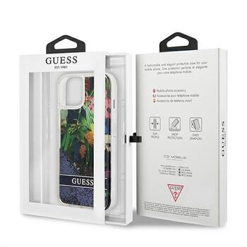 Guess GUHCP13SLFLSB Flower Liquid Glitter Hardcase Защитный чехол для iPhone 13 mini 5,4