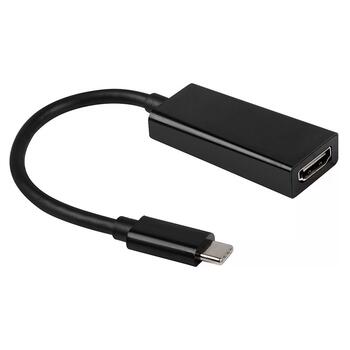 Roger Multimedia Adapter Type-C to HDMI (4K @ 30Hz, 1080P @ 60Hz) Черный (AD15649)