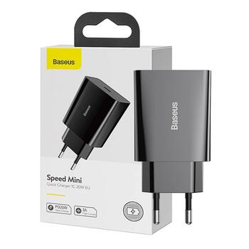 Baseus Speed Mini Quick Charger USB-C Зарядное устройство 20W (CCFS-SN01)