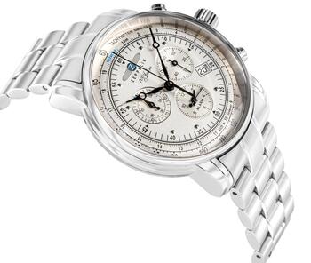 ZEPPELIN 100 Jahre Chronograph Vīriešu pulkstenis 7680MB-1 / sudraba (7680MB-1)