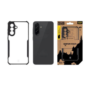 Tactical Quantum Stealth Cover Защитный чехол для Samsung Galaxy A36 5G / прозрачный/чёрный (TA-57983124662)