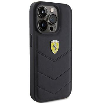 Ferrari Quilted Metal Logo Back Case Защитный Чехол для Apple iPhone 15 Pro (FEHCP15LRDUK)