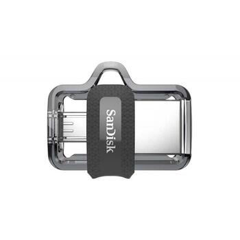 SanDisk Ultra Dual 64GB USB 3.0 / USB 2.0 Zibatmiņa (SDDD3-064G-G46)