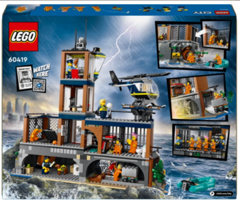 LEGO 60419 Police Prison Island Konstruktors (60419)
