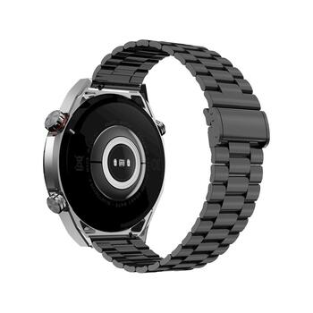 Smartwatch VELTORI VT100-1 Смарт-часы с чёрным силиконовым ремешком и чёрным ремешком из экокожи / чёрный (VT100-1)