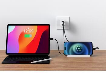 Swissten Travel Charger Core Gan USB-C PD 45W / USB-A QC 18W QC Зарядное устройство (22071330)