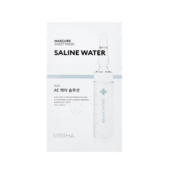 Missha Mascure AC Care Solution Sheet Mask Saline Water Тканевая Маска Для Лица 28ml (8809581456570)
