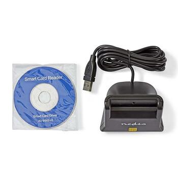 Nedis CRDRU2SM3BK Считыватель для ID Карт (CRDRU2SM3BK)