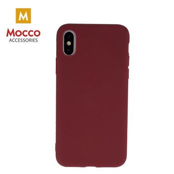 Mocco Ultra Slim Soft Matte 0.3 mm Матовый Силиконовый чехол для Apple iPhone 11 Pro Max Темно Красный (MO-USM-IPH-11PM-DR)