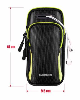 Swissten Rokassomas korpuss Mobilajam Telefoniem līdz 6,7 collām (SW-ARM-BAG)