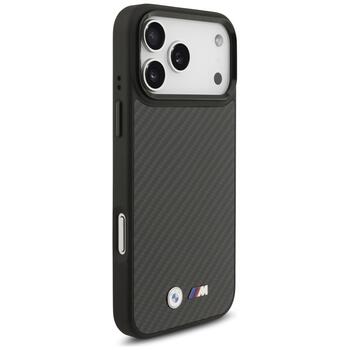 BMW M Kevlar Matt MagSafe Case Aizsargapvalks priekš Apple iPhone 17 Pro Max (BMHMP17X24CFMMK)
