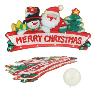 RoGer LED Ziemassvētku rotājums “Merry Christmas” 45cm (RO-4354)