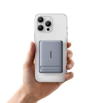 Baseus PicoGo AM31 Qi2 Портативный аккумулятор 5000 mAh 20W / серый (6932172690502)