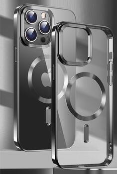 Swissten Clear Jelly Magstick Metallic Case Защитный Чехол для Apple iPhone 16 Pro Max (36500123)