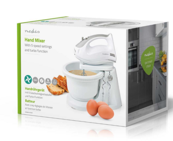Nedis KAHM110CWT Ручной миксер 200W (KAHM110CWT)
