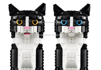 LEGO 21349 Tuxedo Cat Konstruktors (21349)