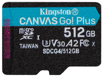 Kingston Canvas Go Plus 512GB microSDXC Карта памяти (SDCG4/512GB)