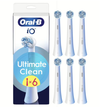 Braun Oral-B UltimateClean Uzgaļi elektriskajai zobu birstei 6 gab (IOUC-6WHITE)
