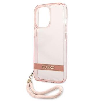 Guess GUHCP13XHTSGSP Hardcase Translucent Stap Aizsargapvalks priekš iPhone 13 Pro Max 6,7