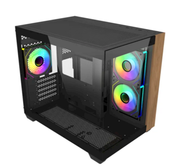 Cooler Master Elite 481 Wood Mini Tower Datora korpuss (E481-KHNN-S00)