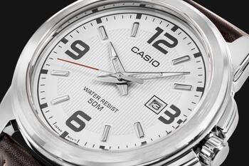 CASIO MTP-1314PL-7AVEF Vīriešu rokas pulkstenis / sudraba (MTP-1314PL-7AVEF)