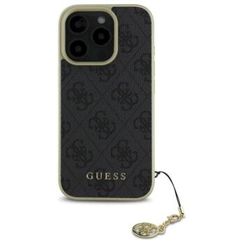 Guess GUHCP16XGF4GGR Hardcase 4G Charms Collection Aizsargapvalks priekš iPhone 16 Pro Max 6.9