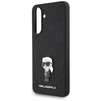 Karl Lagerfeld Fixed Glitter Ikonik Logo Metal Pin Case Чехол для Samsung Galaxy A36 5G (KLHCSA36GKNPSK)
