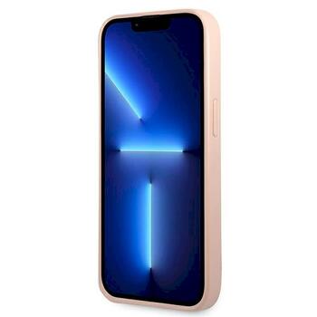Guess GUHCP13SPSATLP Saffiano Triangle Logo Защитный чехол для iPhone 13 mini 5,4