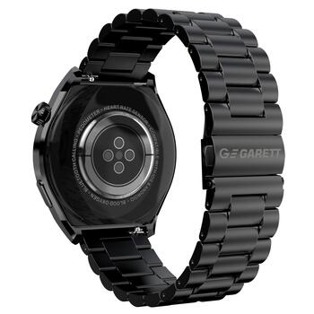 Garett V12 AMOLED / Bluetooth / IP68 / Inductive charging / Спортивные режимы / Умные Часы (V12_BLK_STL)