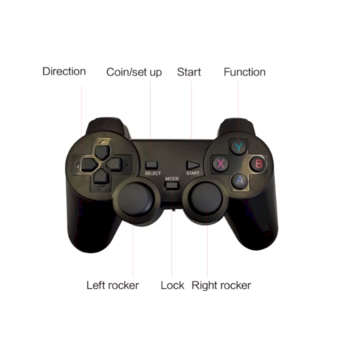 RoGer TV GameBox G5 Игровая ретро-консоль 2 контроллера / 64GB / 4K / 10 эмуляторов / 30000+ игр (RO-GAMEBOX-G5-64GB)