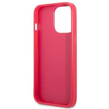 Guess GUHCP13LPS4MF Hardcase Saffiano 4G Small Metal Logo Aizsargapvalks priekš iPhone 13 Pro / 13 6,1