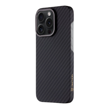 Tactical MagForce Aramid Cover Aizsargapvalks priekš Apple iPhone 15 Pro / melns (TA-57983115953)
