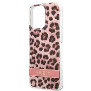 Guess GUHCP13LHSLEOP Leopard Aizsargapvalks priekš iPhone 13 Pro / 13 6,1