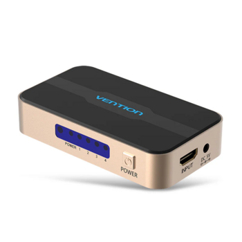 Vention HDMI Sadalītājs 1in4 Out / 4K@30Hz / HDMI 1.4 / DC 5V Barošana / metāla korpuss (ACCG0-EU)