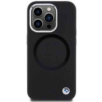 BMW BMHMP15LSILBK2 Aizmugurējais Apvalks Priekš Apple iPhone 15 Pro (BMHMP15LSILBK2)