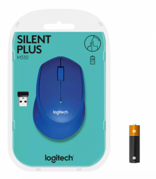 Logitech M330 Silent Plus Беспроводная мышь (910-004910)