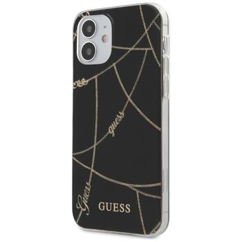 Guess GUHCP12SPCUCHBK Gold Chain Collection Защитный чехол для iPhone 12 mini 5,4