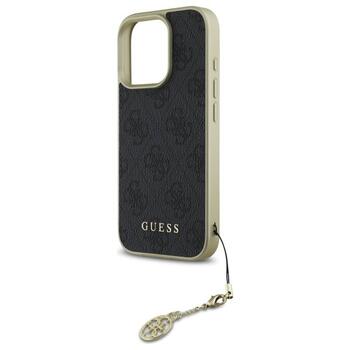 Guess GUHCP16LGF4GGR Hardcase 4G Charms Collection Защитный чехол для iPhone 16 Pro 6.3