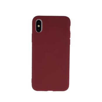 Mocco Ultra Slim Soft Matte 0.3 mm Матовый Силиконовый чехол для Samsung Galaxy A21 Темно Красный (MO-USM-A21-DR)